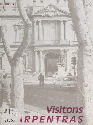 cover image of Visitons Carpentras